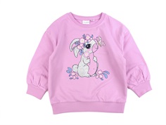 Name It pastel lavender/flower bunny sweatbluse